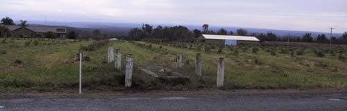 Panoramic of Lone Grave of McFarland at Wisemans Ferry