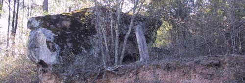 Panoramic of Lone Grave at Wisemans Ferry