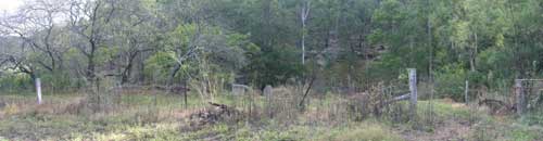 Panoramic of Bailey's Farm Cemetery (private property)