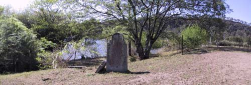 Panoramic of Brown's Cemetery (private property)