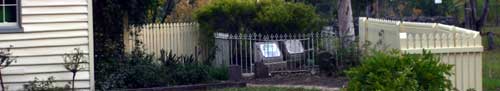 Panoramic of Bailey's Farm Cemetery (private property)