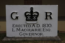 Foundation stone from the old Hawkesbury Hospital, Windsor